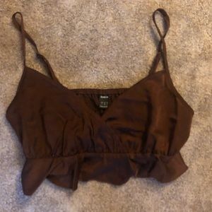 Cropped Brown Top